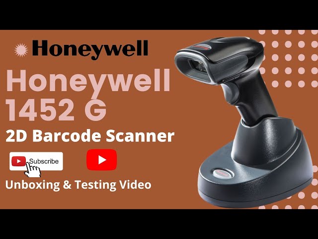 Honeywell 1452G barcode scanner Demo