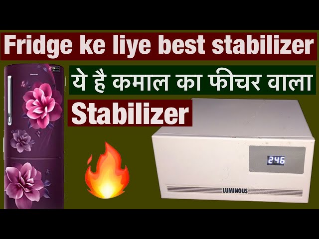 Fridge ke liye best stabilizer | How to use the best refrigerator stabilizer