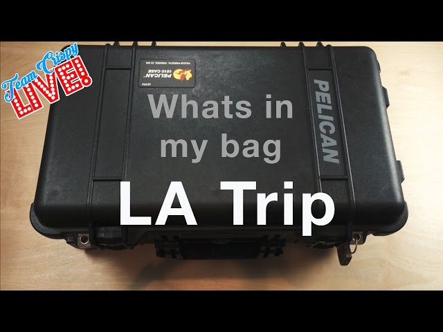Team Crispy Live - whats in my bag