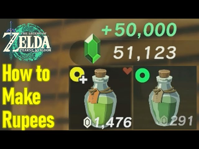 Zelda Tears of the Kingdom how to get rupees