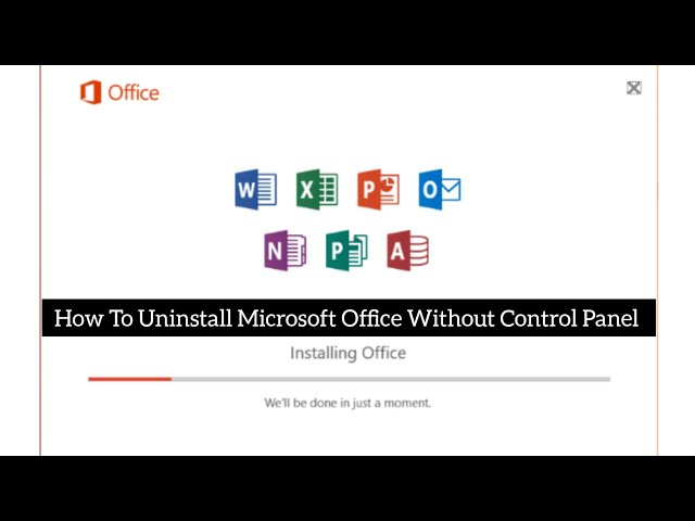 How To Uninstall Microsoft Office Without Control Panel