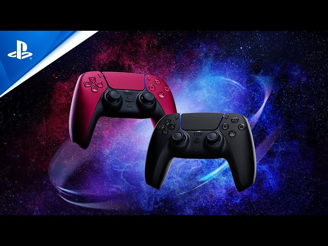 Manette sans fil DualSense | Nouveaux coloris Midnight Black et Cosmic Red | PS5