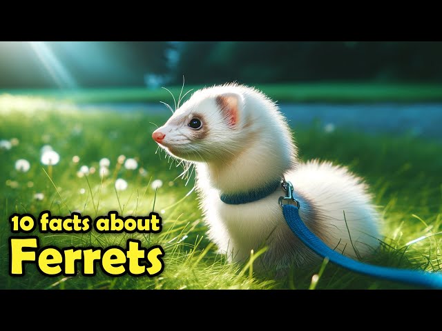 Ferrets as Pets - 10 Facts about cute Ferrets!