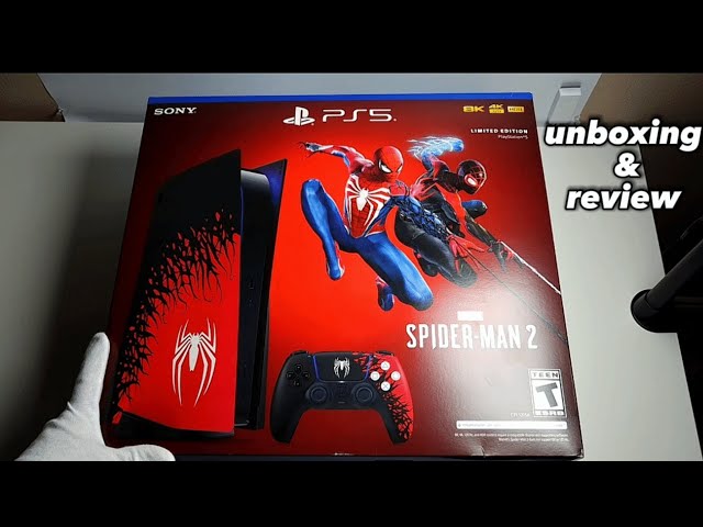 Unboxing & Review PlayStation 5 Marvel's Spiderman 2 Limited Edition Bundle!"