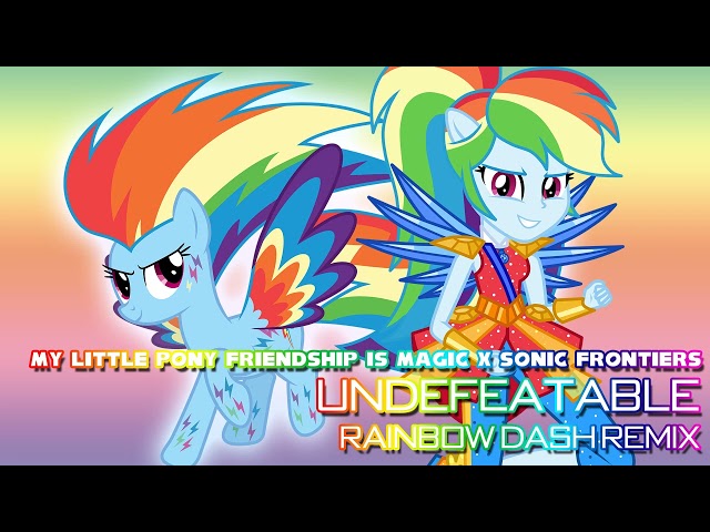 [MLP FiM x Sonic Frontiers] Undefeatable (Rainbow Dash Remix) #undefeatable #sonicfrontiers #remix