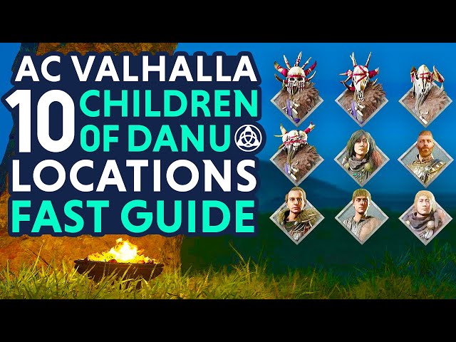 ALL 10 Children Of Danu Locations & Clues - Assassin's Creed Valhalla Wrath of the Druids DLC