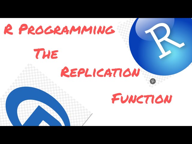 06. The Replication (rep) Function in R (R Programming) #rprogrammingforbeginners #datascience