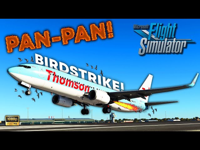 ENGINE FIRE! Scary takeoff out of MENORCA! | TUI PMDG 737 800 | Microsoft Flight Simulator 2020