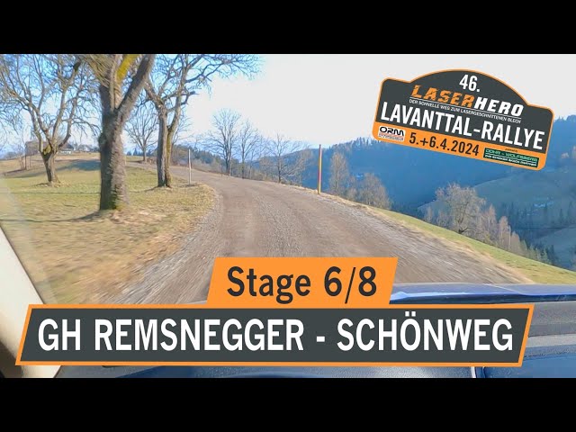 Lavanttal Rallye 2024: Stage 6/8 GH Remsnegger - Schönweg | POV Recce
