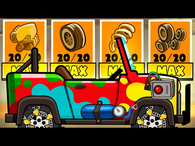 I HAVE IMPROVED MY *HILL CLIMBER* TO THE LIMIT! I FELL IN LOVE WITH THIS CAR! Hill Climb Racing 2