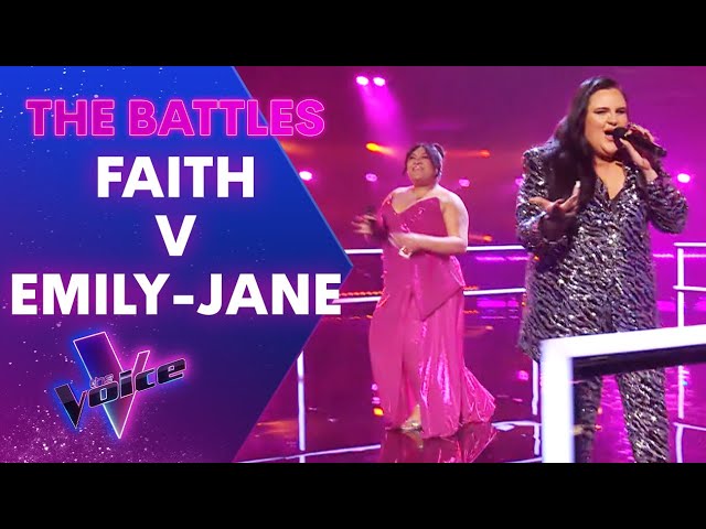Faith V Emily-Jane : Whitney's 'I'm Your Baby Tonight' | The Battles | The Voice Australia