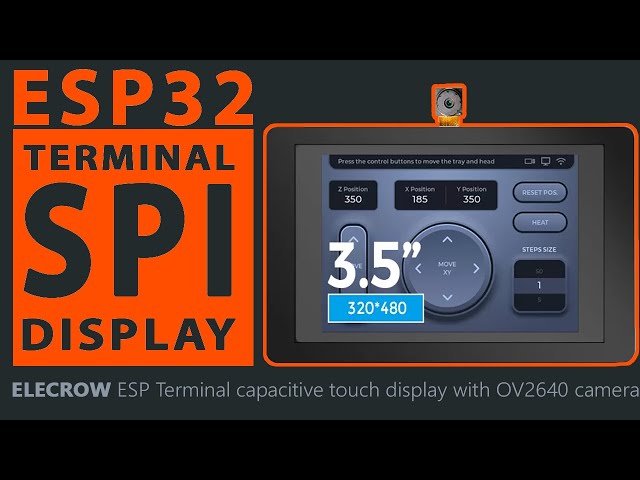 ESP32 Terminal  SPI TFT touch display OV2640 camera | Project Weekend | ESP32 cam | ESP32 s3