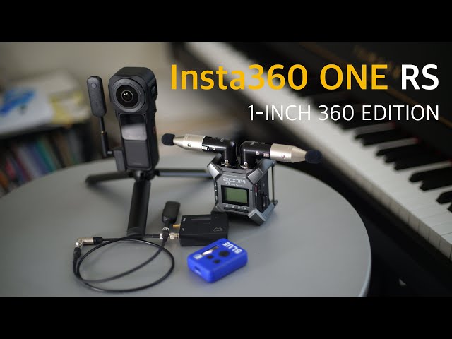 Zoom F3 / Insta360 Insta360 ONE RS 1-INCH 360 EDITION Audio synchronization with time code