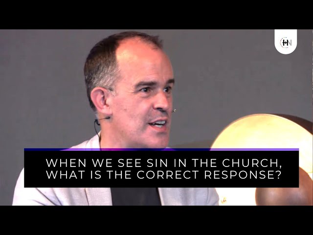 Sin in the church, what's the correct response?