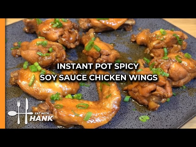 Instant Pot Spicy Soy Sauce Chicken Wings Recipe