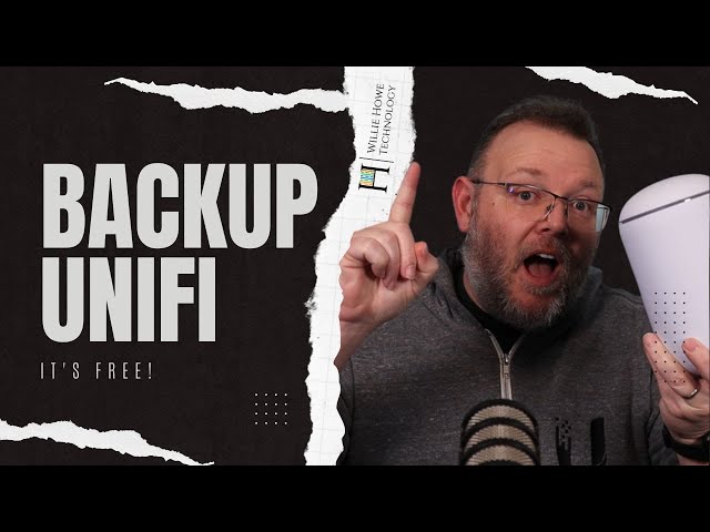 Backup UniFi - It's FREE!