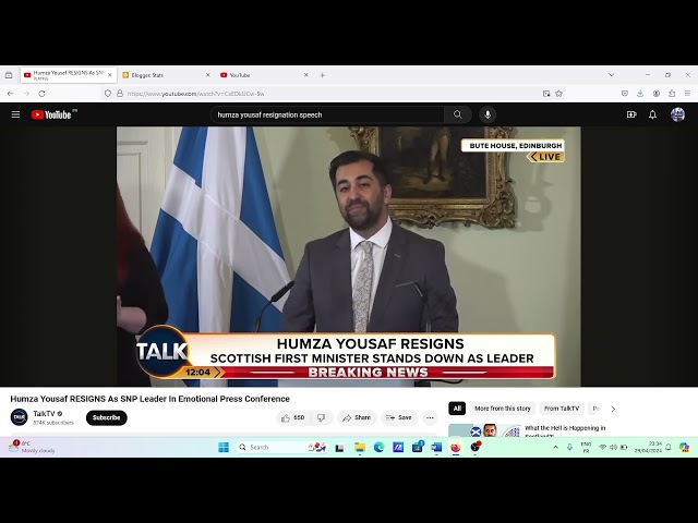 Thought for the Day LXVII: Humza Yousaf resigns!
