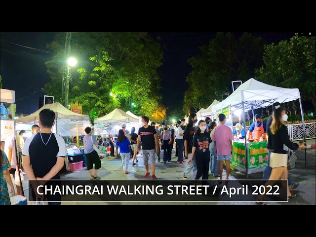 [4K] SATURDAY NIGHT WALKING STREET (CHAING RAI)