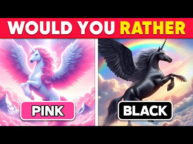 Would You Rather...? BLACK or PINK Edition! 💗🖤 Quiz Shiba