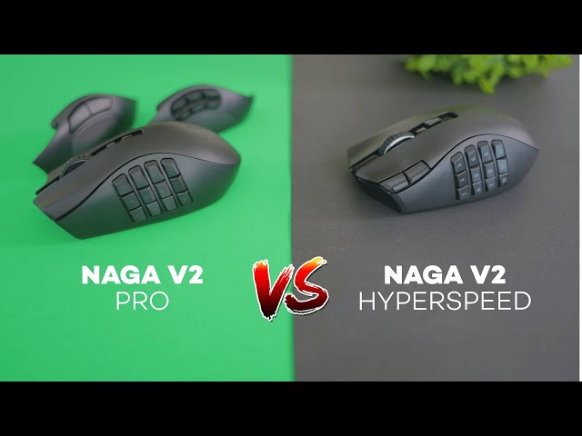 Razer Naga v2 Pro vs Naga v2 Hyperspeed | Which Mouse Should You Get?