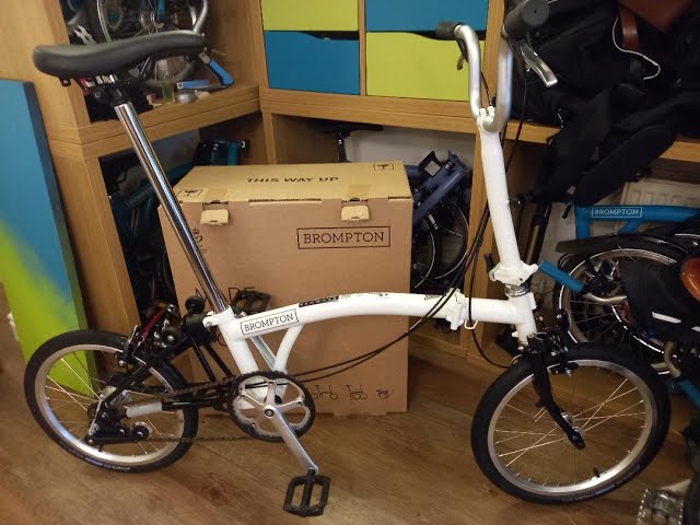 Brompton A Line unboxing. from UPS delivery to first ride in real-time
