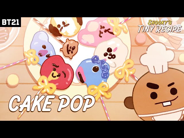 [BT21] 🍪SHOOKY's TINY RECIPE: CAKE POP