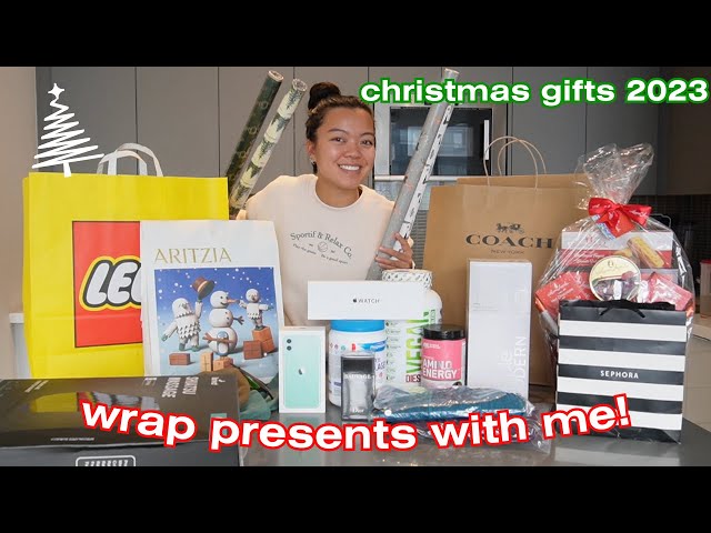 what im GIVING for christmas 2023🎁 | wrap presents with me🎄🫶🏼