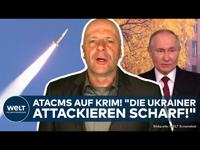 PUTINS KRIEG: Mit ATACMS - Ukraine greift Krim und russisches Kernland an! "Das Ganze hat System!"