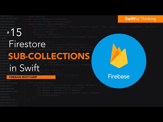 Working with Sub-Collections in Firebase Firestore for iOS Apps | Firebase Bootcamp #15