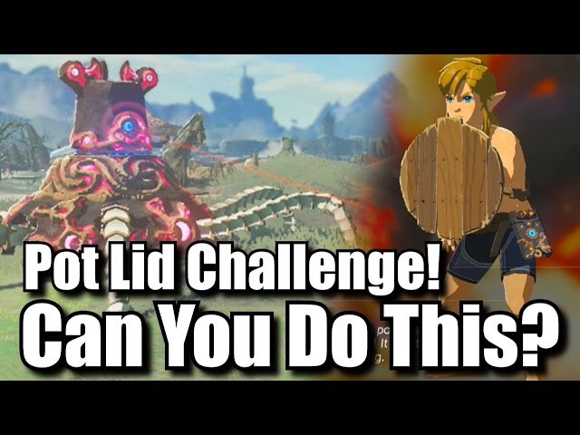 Guardian Vs Pot Lid Challenge - Zelda Breath of the Wild