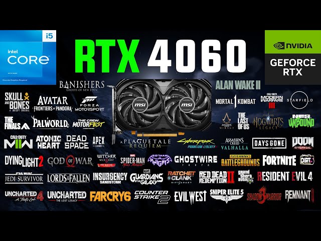 RTX 4060 Test in 60 Games in 2024