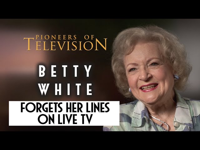 Betty White | Forgets Her Lines on Live TV | Steven J Boettcher