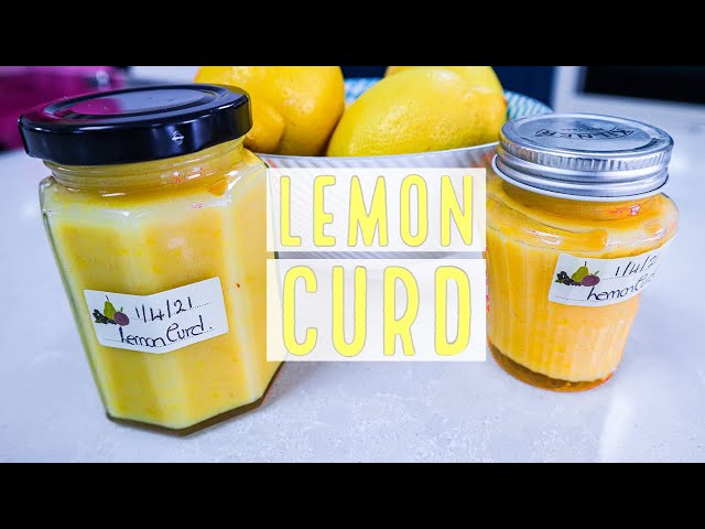 Home Made Lemon Curd Recipe | SO EASY TO MAKE AT HOME!