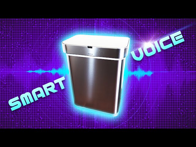 SimpleHuman Smart Voice Garbage Can Review