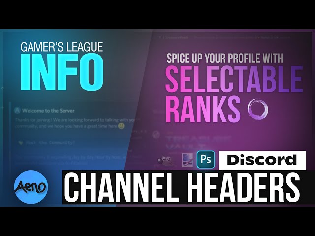 🎨 MAKE YOUR DISCORD 10x MORE ATTRACTIVE & ORGANIZED — How to Make Channel Headers in Photoshop