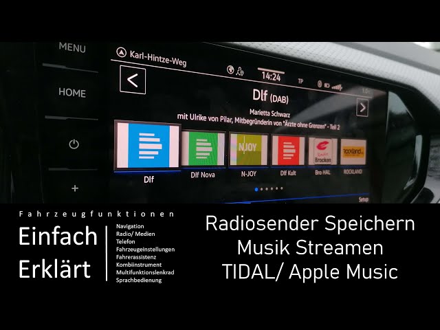T-Cross T-Roc Tiguan: Radiosender suchen und speichern | Musik Streaming (Tidal App, Apple Music)