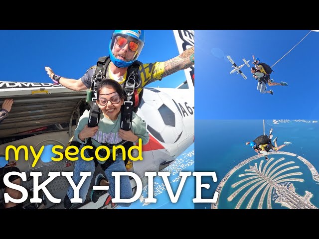 My Second Sky-Dive | Ahaana Krishna | Sky-Dive Dubai