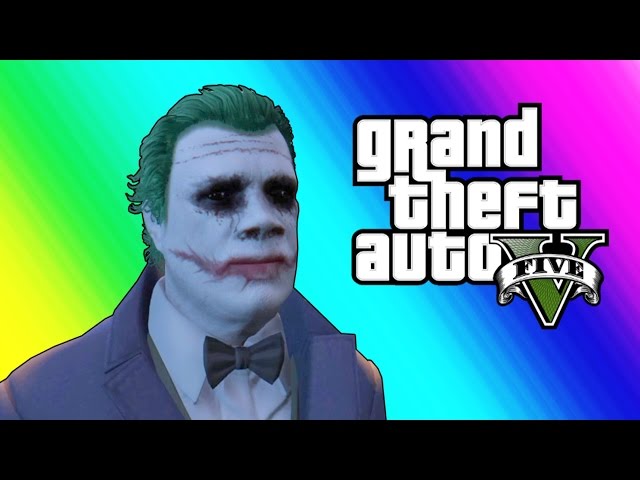 GTA 5 Online: Halloween DLC - The Joker & The Slasher! (GTA 5 Funny Moments)