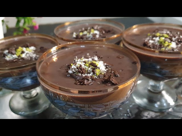 Turkish Dessert " Supangle" ♥️ | Turkish Chocolate Pudding Recipe