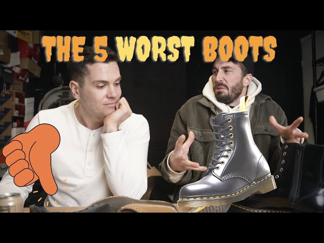 The 5 WORST Boots You Can Buy (ft @RoseAnvil )