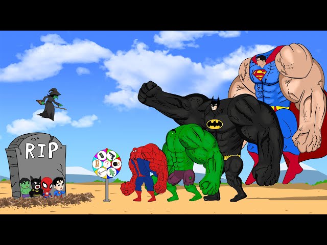 Rescue The Team Hulk, Spiderman, Superman BaBy : Returning from the Dead SECRET - FUNNY [2024]