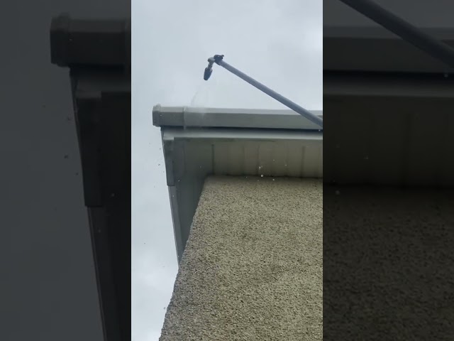 Our system at use doing some Fascia Cleaning
