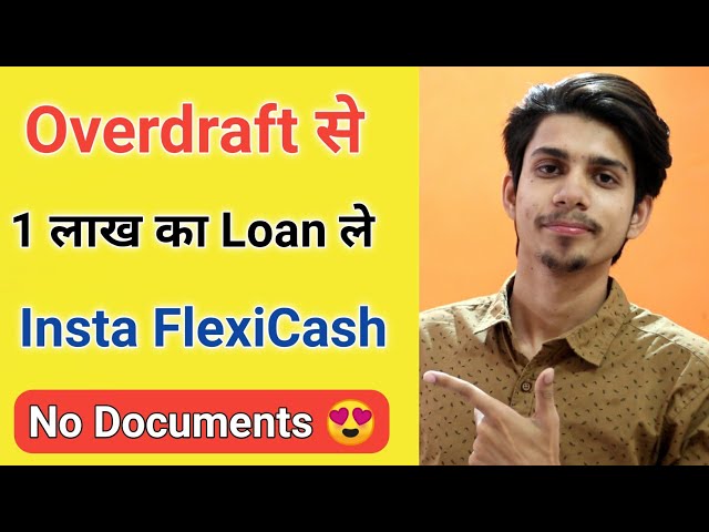 Icici Bank Overdraft Loan ¦ Insta FlexiCash Full Details from Icici Bank ¦Icici Overdraft For Salary