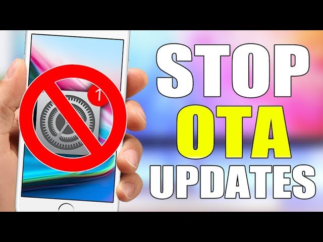 Disable Automatic OTA iOS Updates On Your iPhone - iOS 11 / iOS 10