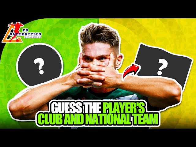 GUESS THE PLAYER'S CLUB AND NATIONAL TEAM 🔥 | FOOTBALL QUIZ 2024