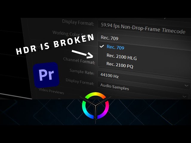 Premiere's HDR Workflow is Broken - Video Tech Explained