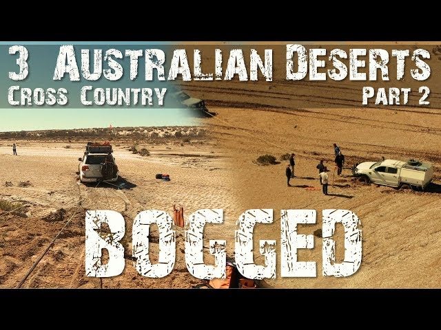Remote 4wd Desert Crossing - BOGGED - 4wd recovery - Tirari Desert Part 2