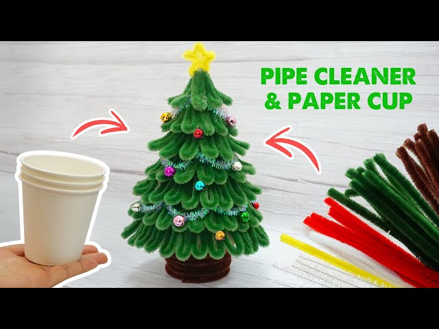 Super Easy and Simple Pine from Pipe Cleaner | Best Pipe Cleaner Craft for Christmas Decoration