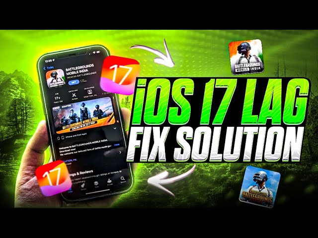 iOS 17 BGMI Lag Solution🔥 8 Tips | iPhone XR,11,12,13,14 Lag Fixed 100% | iOS 17 bgmi lag