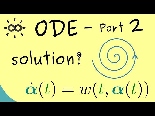 Ordinary Differential Equations 2 | Definitions